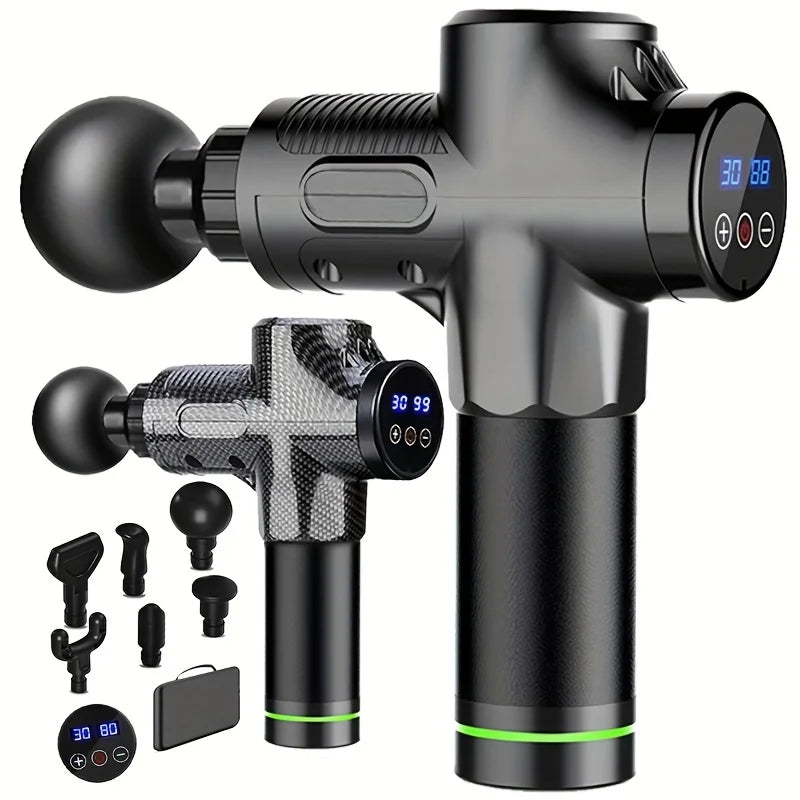 Deep Tissue Percussion Massage Gun - Electric Muscle Relaxation Tool for Back, Neck & Shoulders