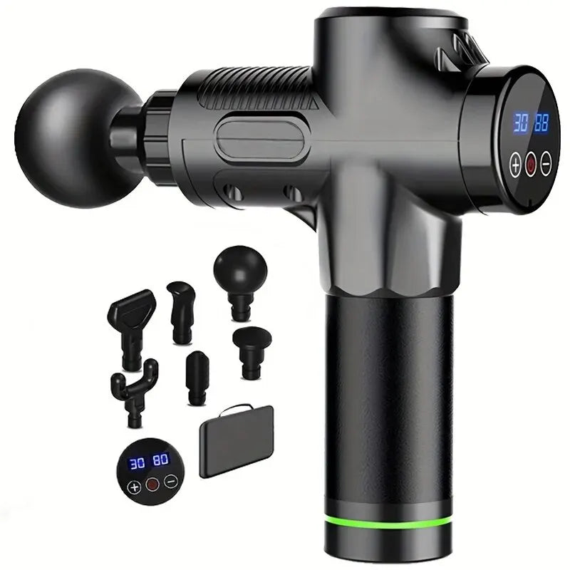 Deep Tissue Percussion Massage Gun - Electric Muscle Relaxation Tool for Back, Neck & Shoulders