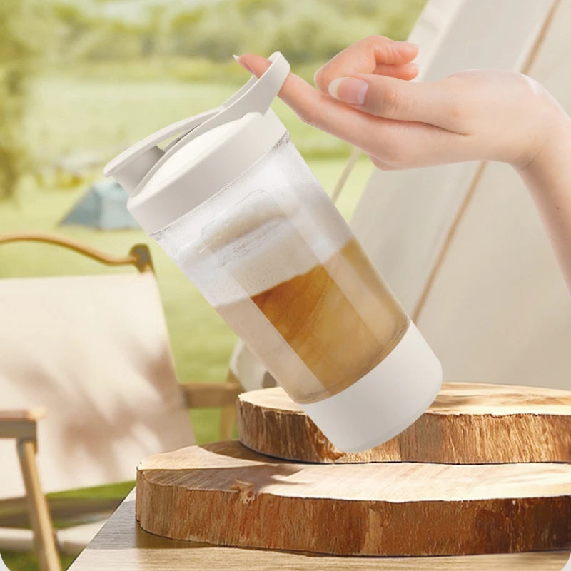 Self-Stirring Shaker Cup - USB Rechargeable Portable Mixer for Protein and Meal Replacement Shakes