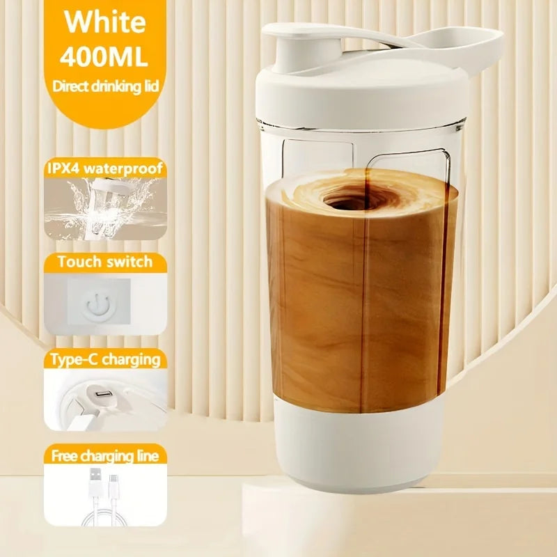Self-Stirring Shaker Cup - USB Rechargeable Portable Mixer for Protein and Meal Replacement Shakes