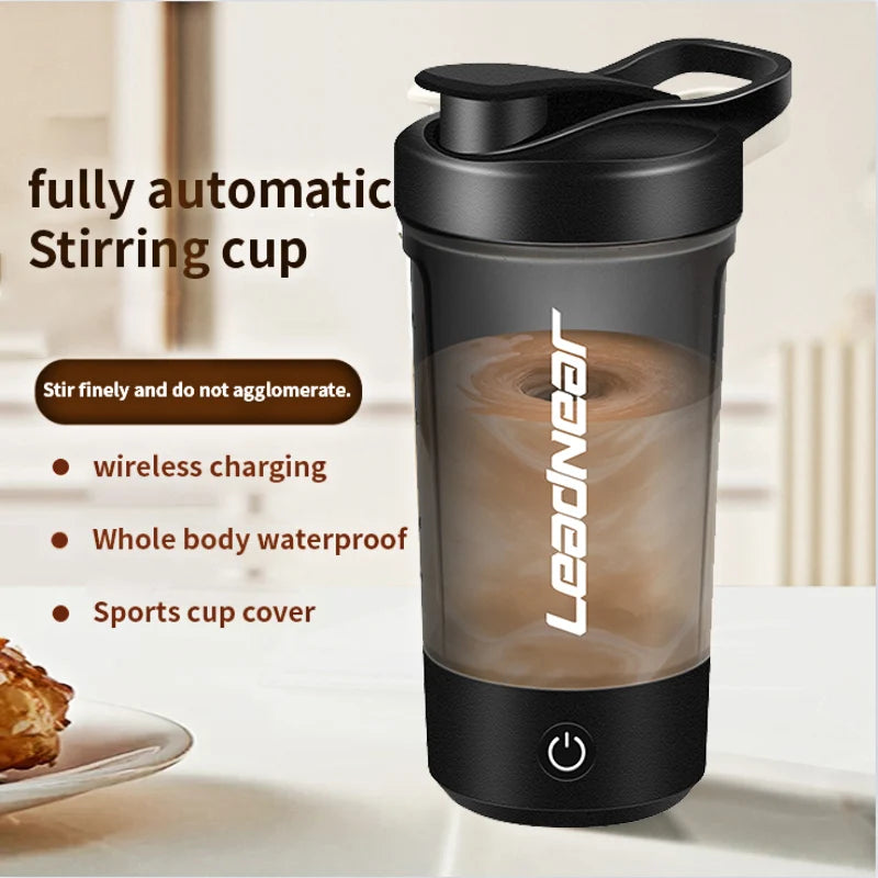 Self-Stirring Shaker Cup - USB Rechargeable Portable Mixer for Protein and Meal Replacement Shakes