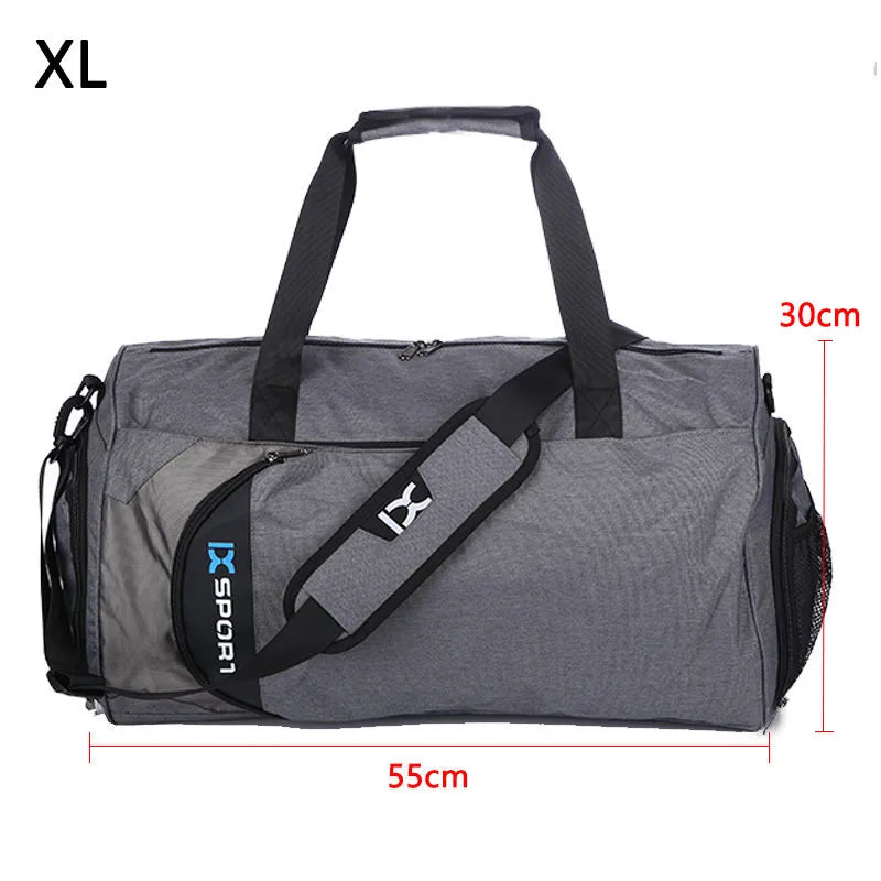 Premium Large Gym Bag - Versatile Wet Dry Fitness Tote for Men, Yoga, Travel & Swimming with Shoe Compartment