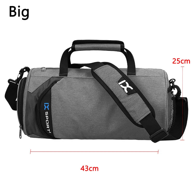 Premium Large Gym Bag - Versatile Wet Dry Fitness Tote for Men, Yoga, Travel & Swimming with Shoe Compartment
