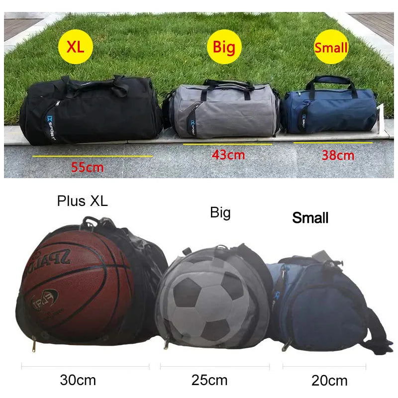 Premium Large Gym Bag - Versatile Wet Dry Fitness Tote for Men, Yoga, Travel & Swimming with Shoe Compartment