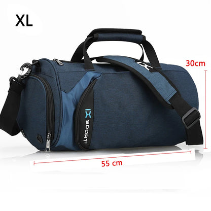 Premium Large Gym Bag - Versatile Wet Dry Fitness Tote for Men, Yoga, Travel & Swimming with Shoe Compartment