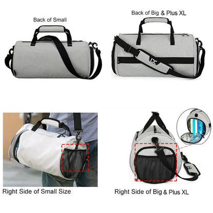 Premium Large Gym Bag - Versatile Wet Dry Fitness Tote for Men, Yoga, Travel & Swimming with Shoe Compartment