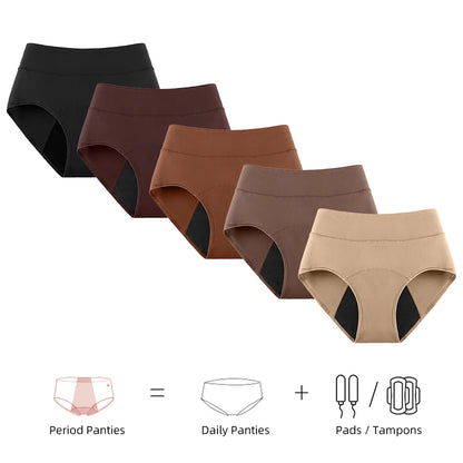 3 Layers Menstrual Panties Absorption Maternity Physiological Incontinence Breathable Briefs Waterproof Period Women Underwear