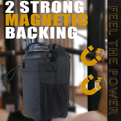 Oversized Magnetic Gym Bag with Phone Pocket & Water Bottle Pouch - Ultimate Fitness Organizer!